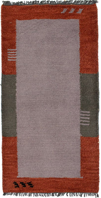 Tapis Népalais - 140 x 70 cm - rose