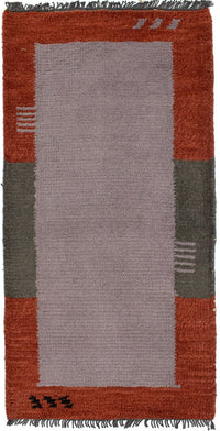 Tapis Népalais - 140 x 70 cm - rose