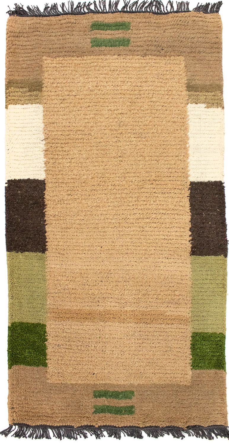 Tapis Népalais - 140 x 70 cm - marron