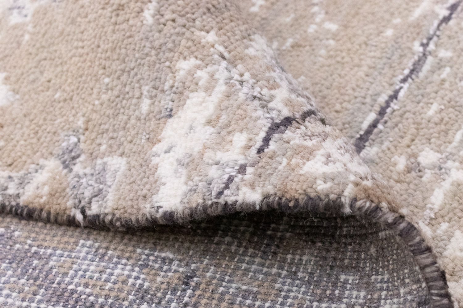 Tapis design - 236 x 169 cm - beige