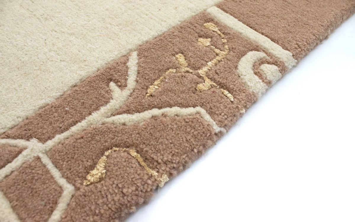 Tapis Népalais - 140 x 70 cm - beige
