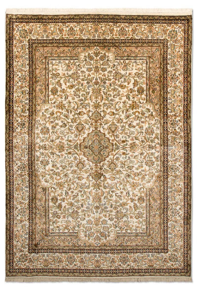 Tapis en soie du Cachemire Tapis 126x186cm - Tapis oriental