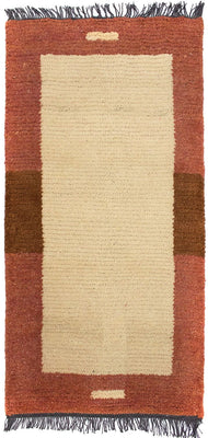 Tapis Népalais - 140 x 70 cm - beige