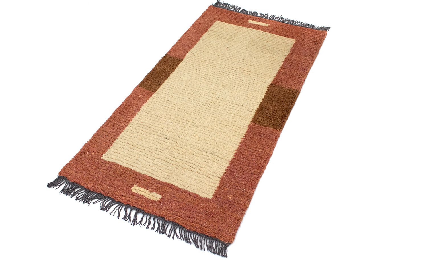Tapis Népalais - 140 x 70 cm - beige