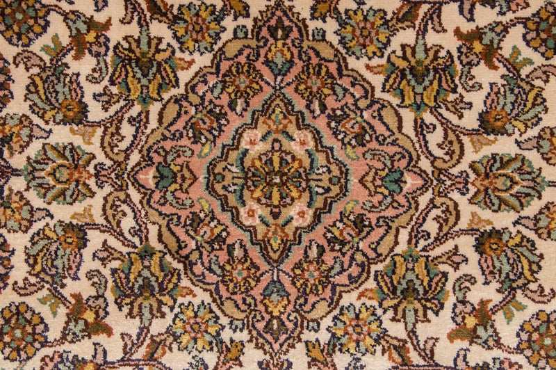 Tapis de couloir Tapis en soie - Soie du Cachemire - 300 x 79 cm - beige