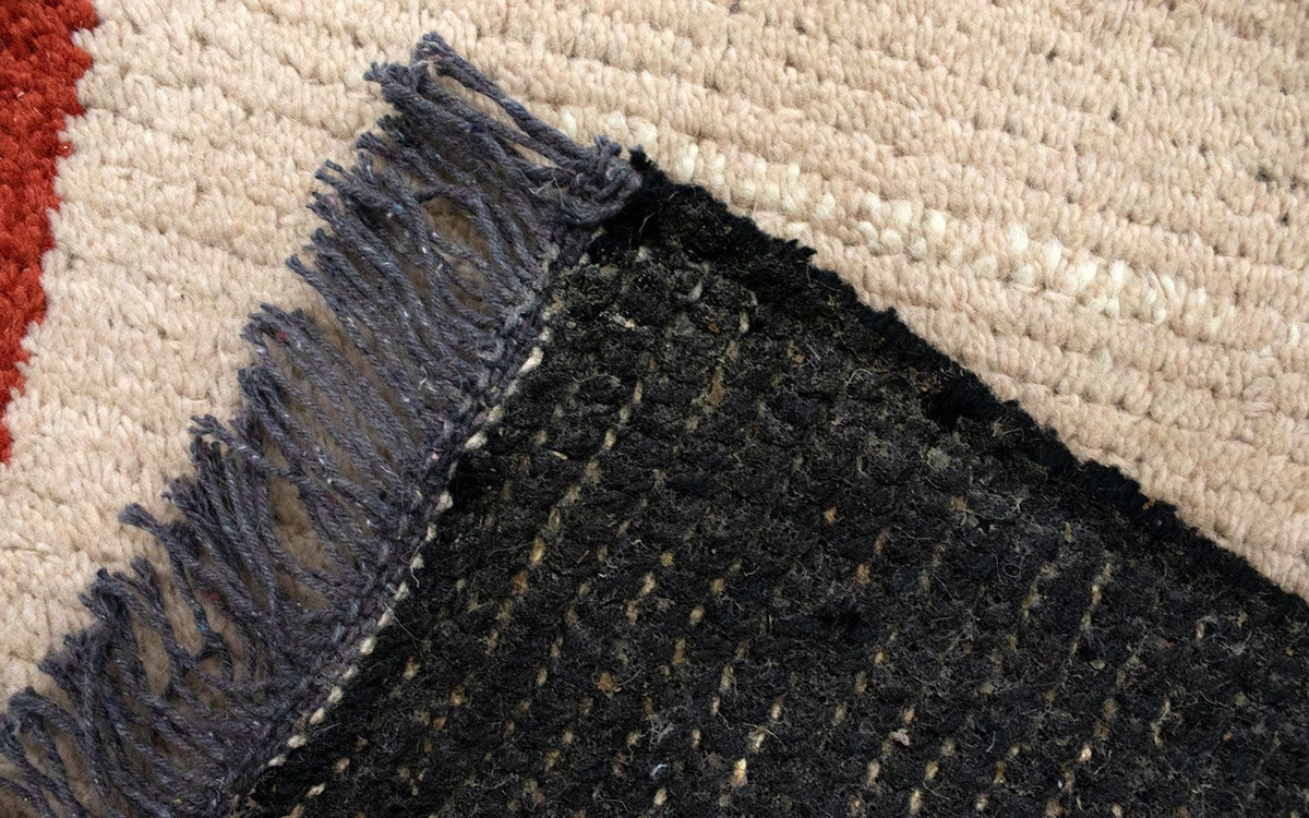 Tapis Népalais - 140 x 70 cm - beige