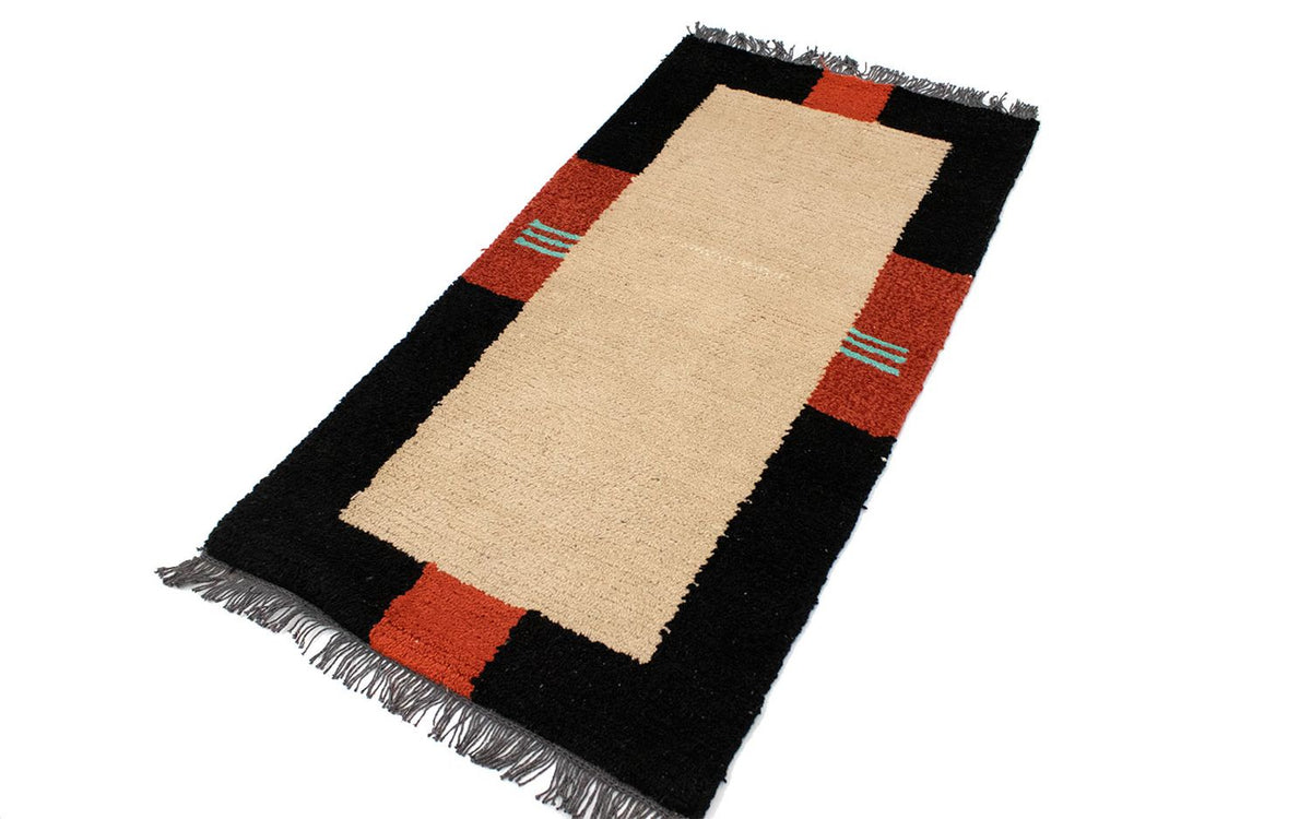 Tapis Népalais - 140 x 70 cm - beige
