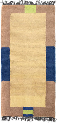 Tapis Népalais - 140 x 70 cm - beige