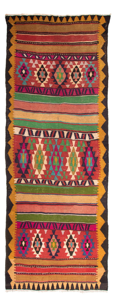Kilim ancien Tapis 140x355cm