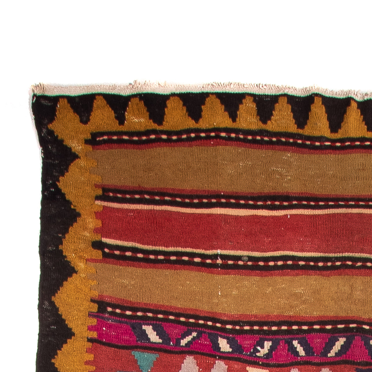 Kilim ancien Tapis 140x355cm