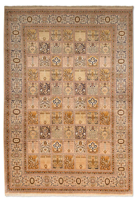 Tapis en soie - Soie du Cachemire - 240 x 157 cm - beige