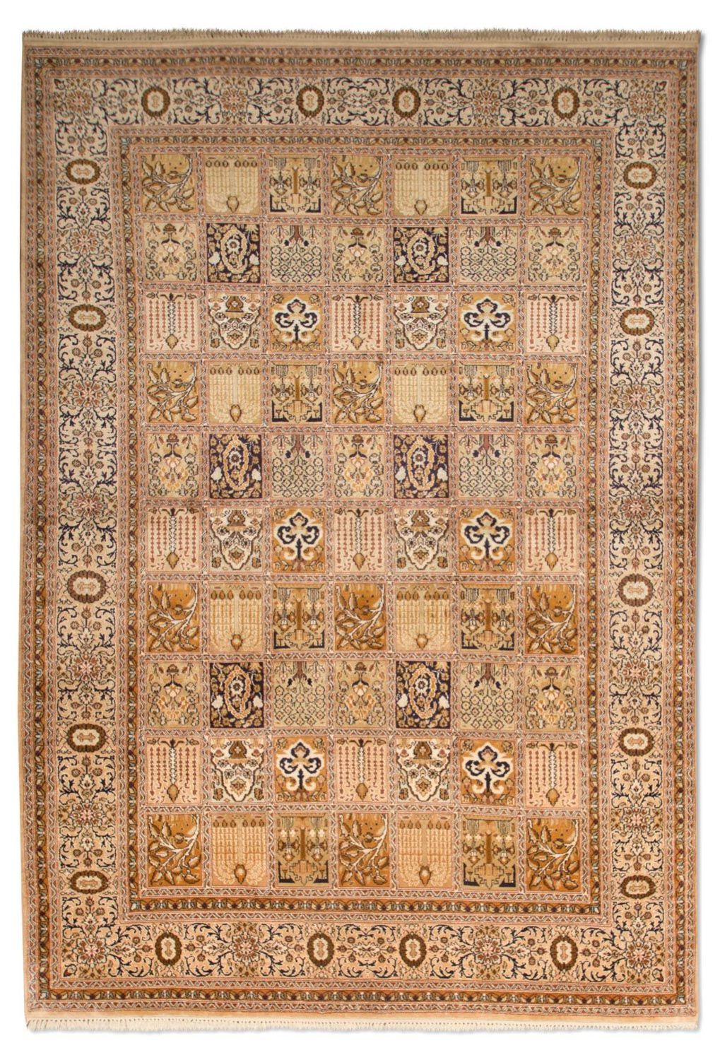 Tapis en soie - Soie du Cachemire - 240 x 157 cm - beige