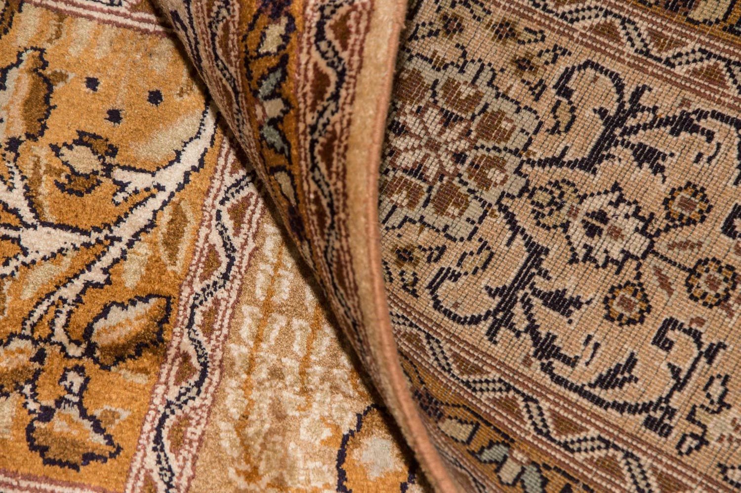 Tapis en soie - Soie du Cachemire - 240 x 157 cm - beige