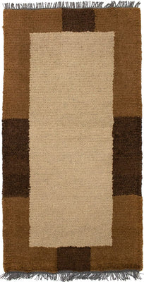 Tapis Népalais - 140 x 70 cm - beige