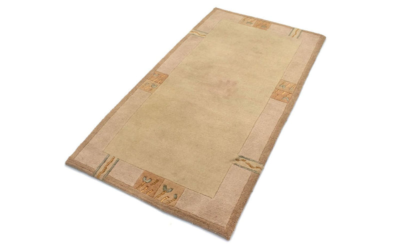 Tapis Népalais - 140 x 70 cm - beige