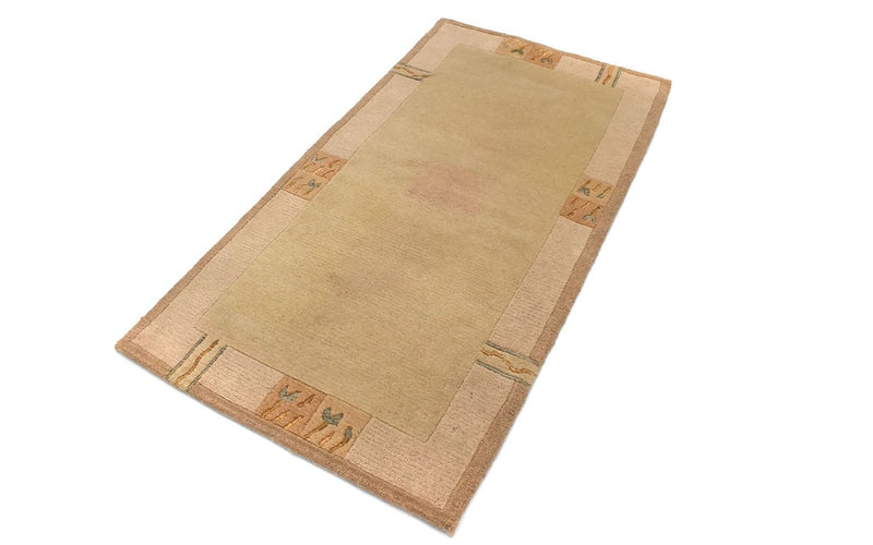 Tapis Népalais - 140 x 70 cm - beige
