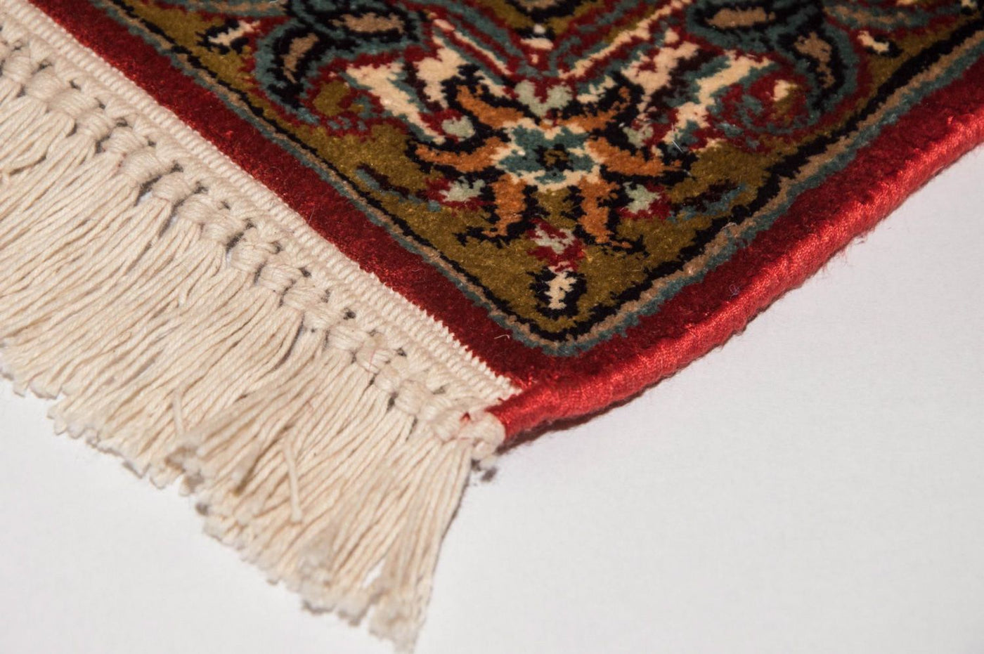 Tapis en soie du Cachemire Tapis 218x156cm - Tapis oriental