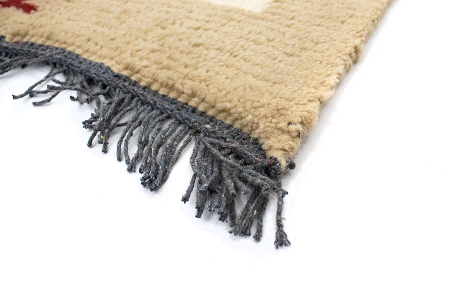 Tapis Népalais - 140 x 70 cm - beige