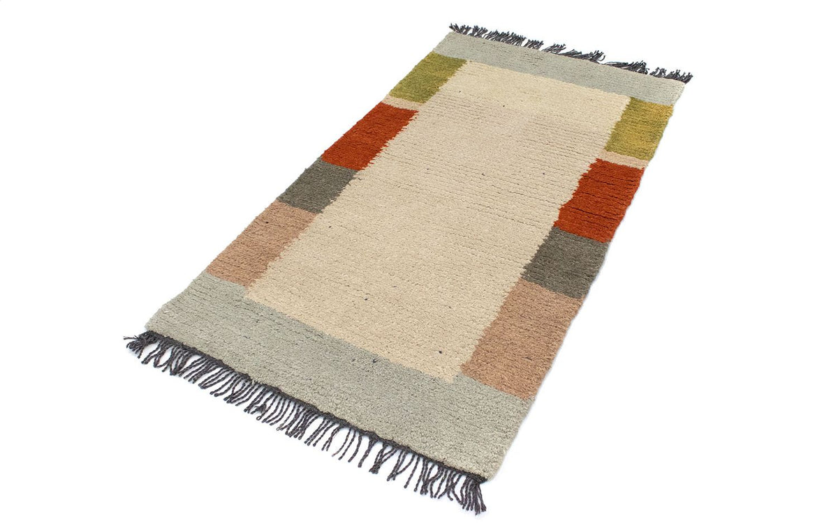 Tapis Népalais - 140 x 70 cm - beige