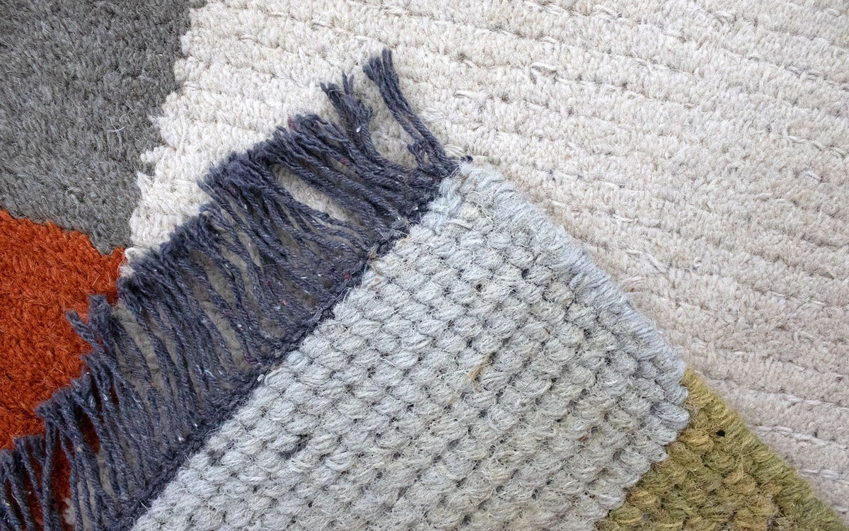 Tapis Népalais - 140 x 70 cm - beige