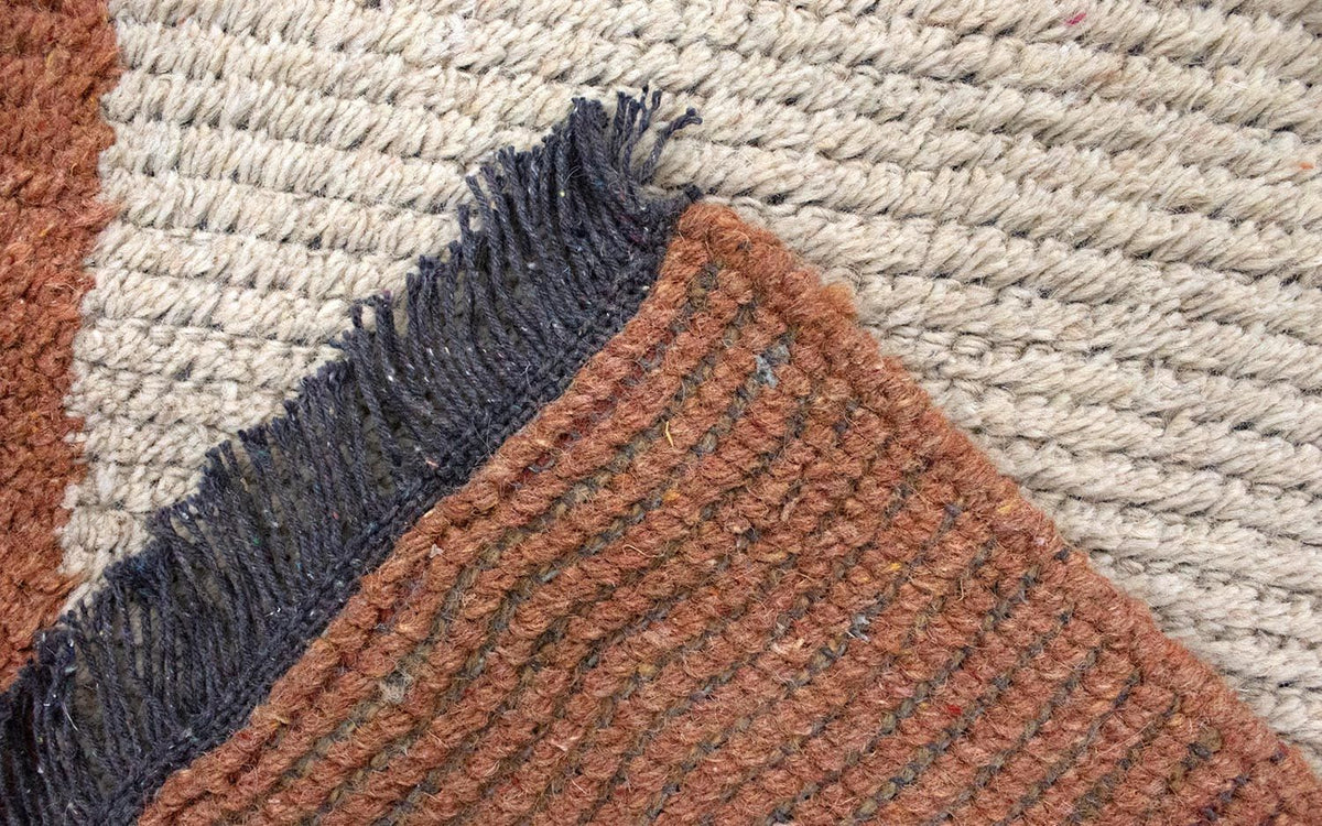 Tapis Népalais - 140 x 70 cm - beige