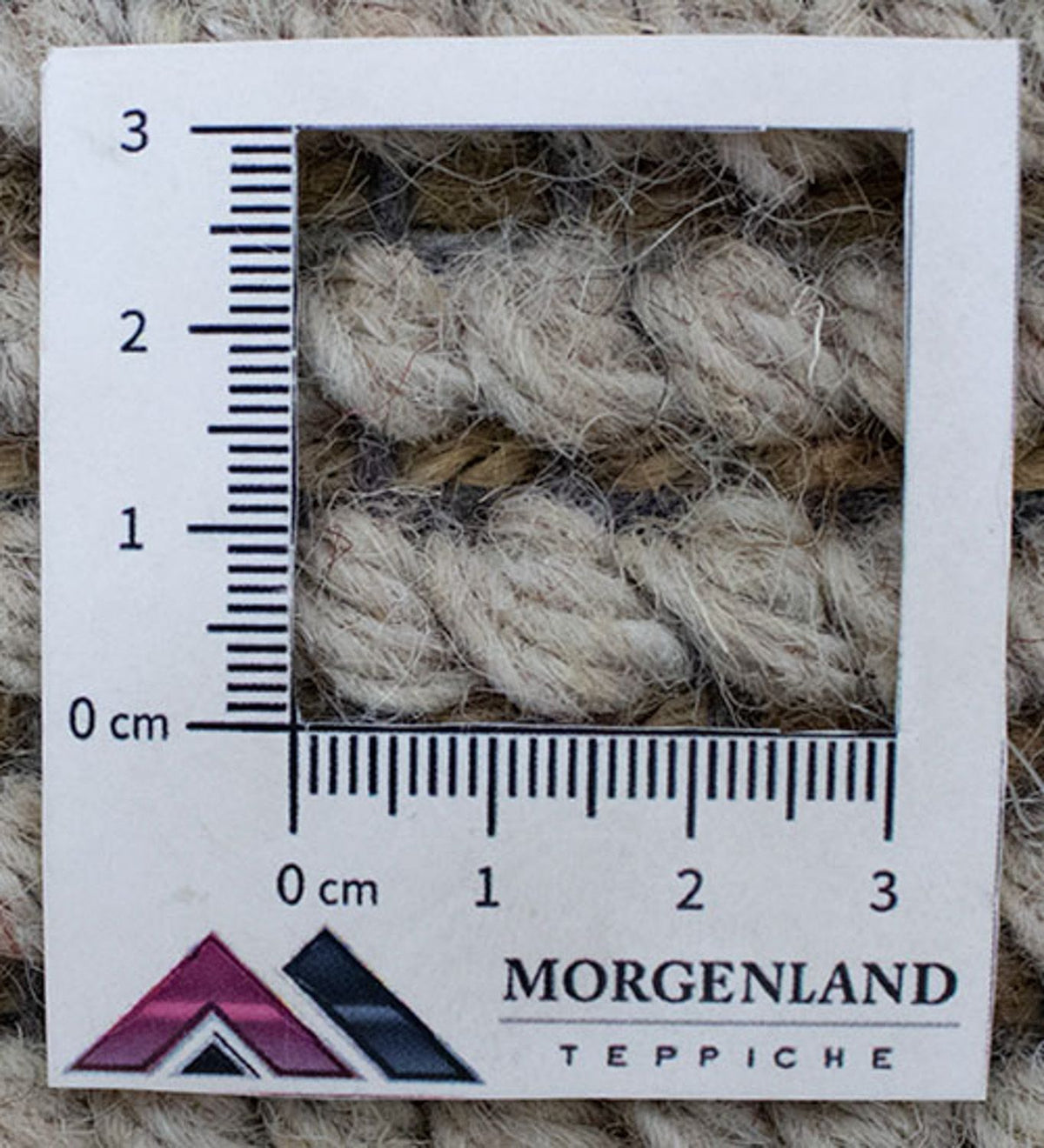 Tapis Népalais - 140 x 70 cm - beige