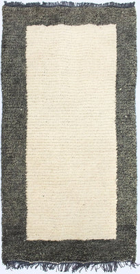 Tapis Népalais - 140 x 70 cm - beige