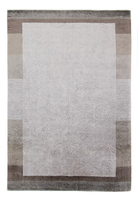 Tapis en laine - 241 x 166 cm - argent