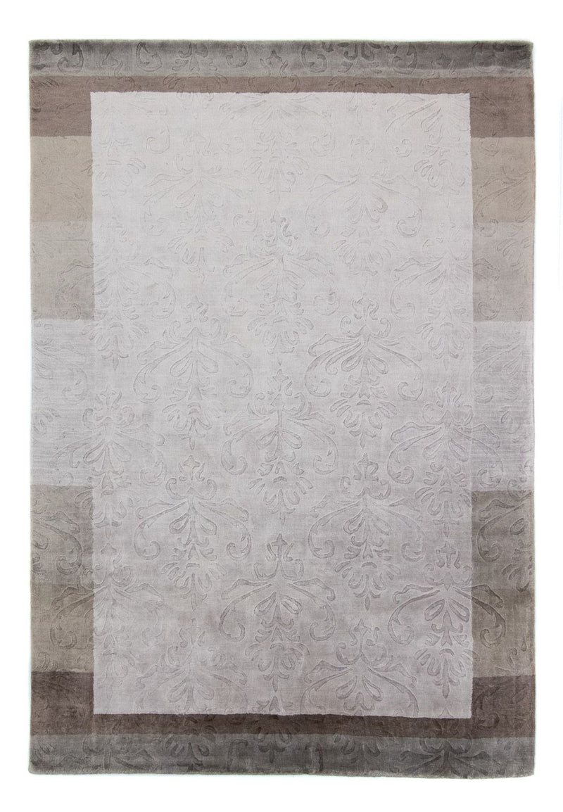 Tapis en laine - 241 x 166 cm - argent