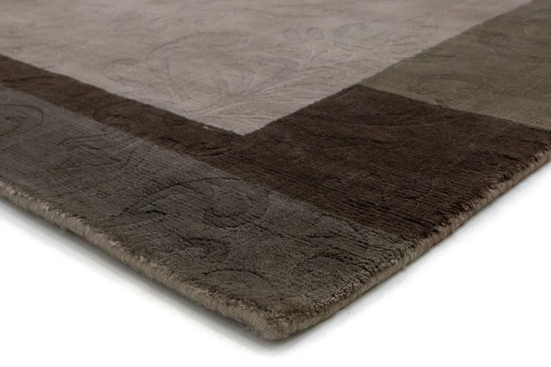 Tapis en laine - 241 x 166 cm - argent