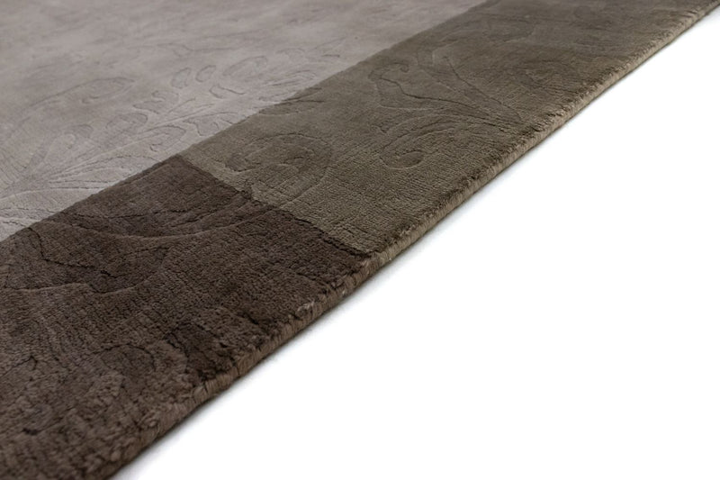 Tapis en laine - 241 x 166 cm - argent