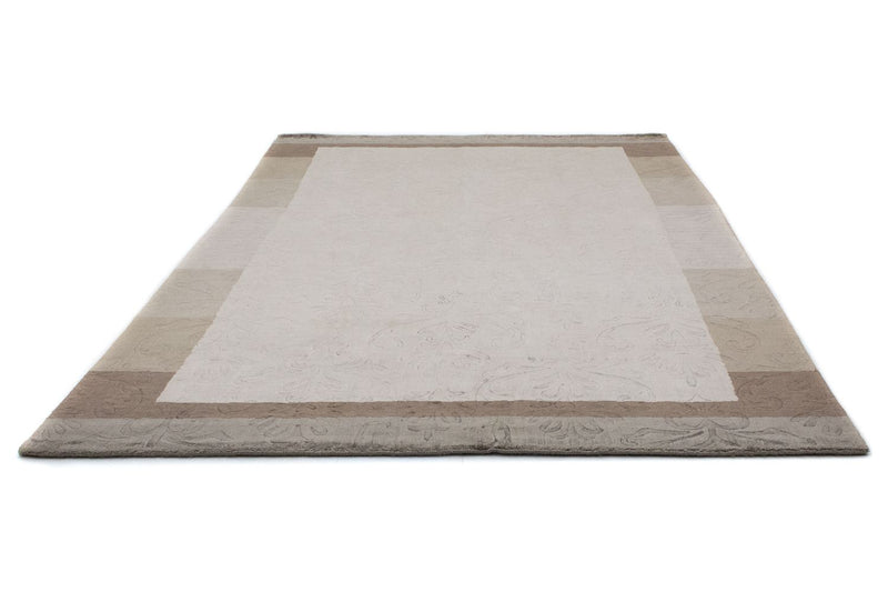 Tapis en laine - 241 x 166 cm - argent