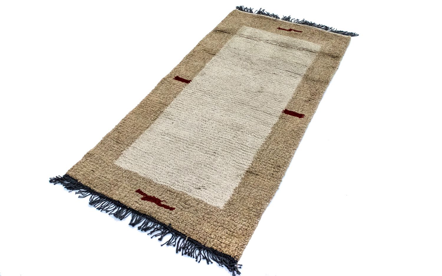 Tapis Népalais - 140 x 70 cm - beige