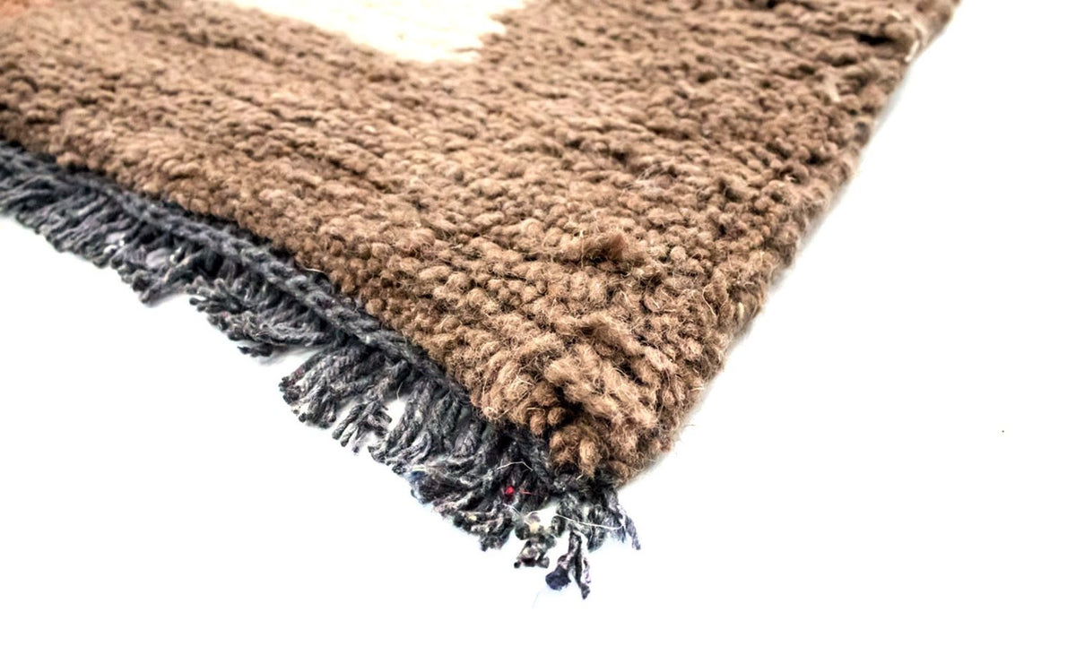 Tapis Népalais - 140 x 70 cm - beige