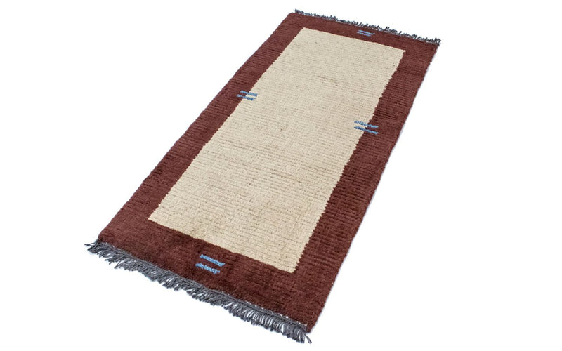 Tapis Népalais - 140 x 70 cm - beige