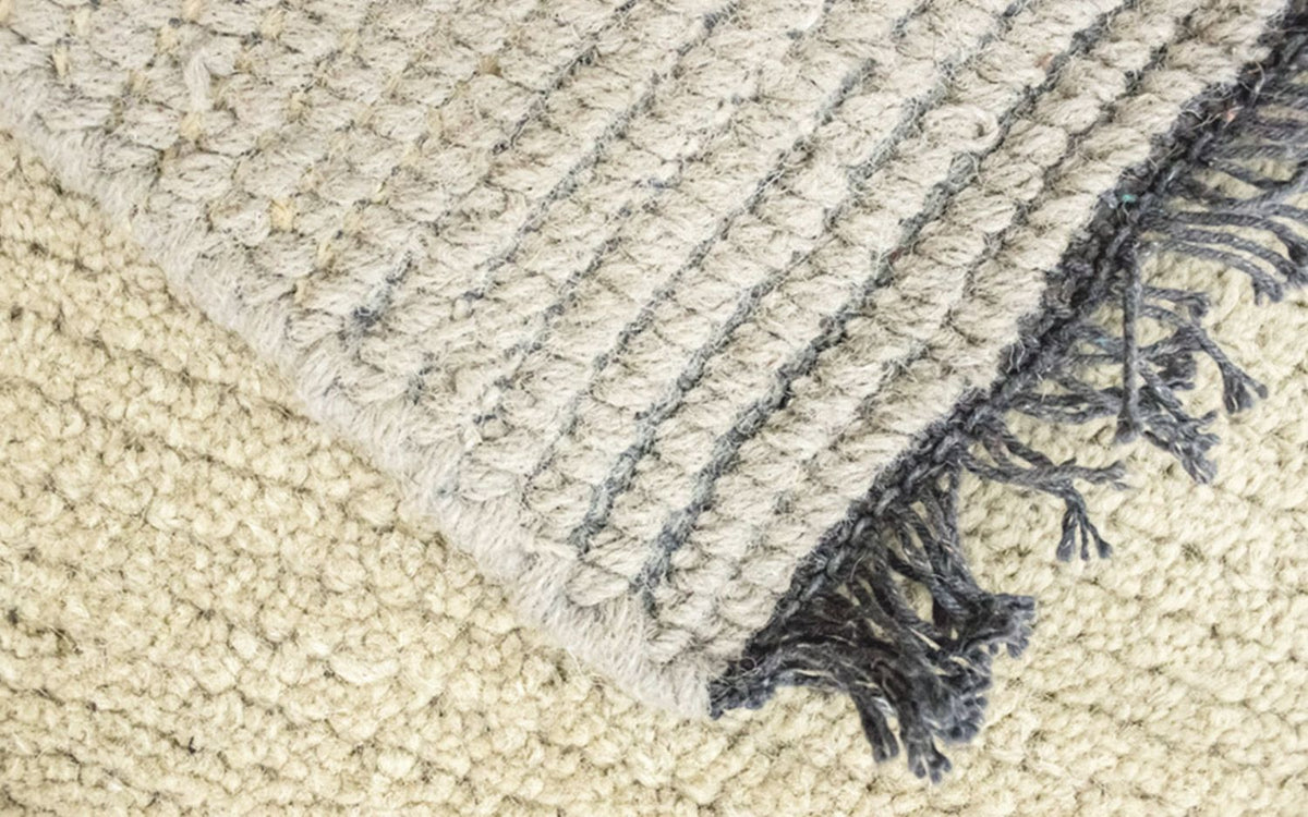 Tapis Népalais - 140 x 70 cm - beige