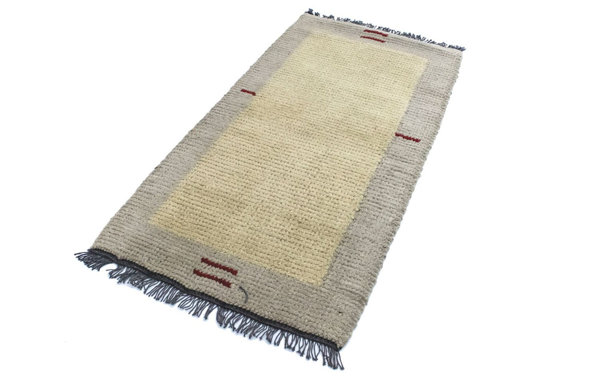 Tapis Népalais - 140 x 70 cm - beige