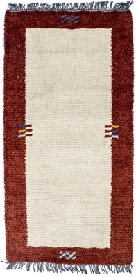 Tapis Népalais - 140 x 70 cm - beige