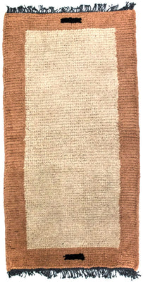 Tapis Népalais - 140 x 70 cm - beige