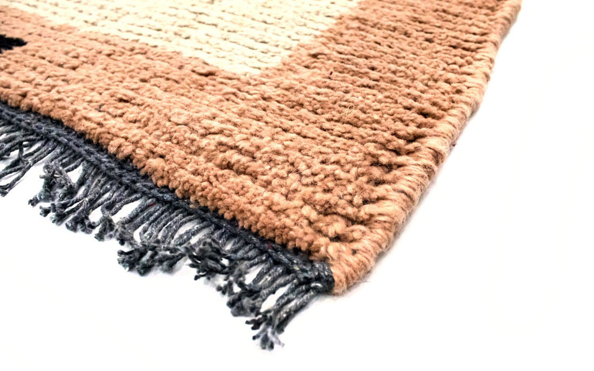 Tapis Népalais - 140 x 70 cm - beige