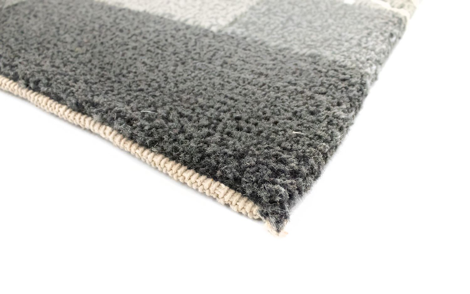 Tapis Népalais - 140 x 70 cm - gris