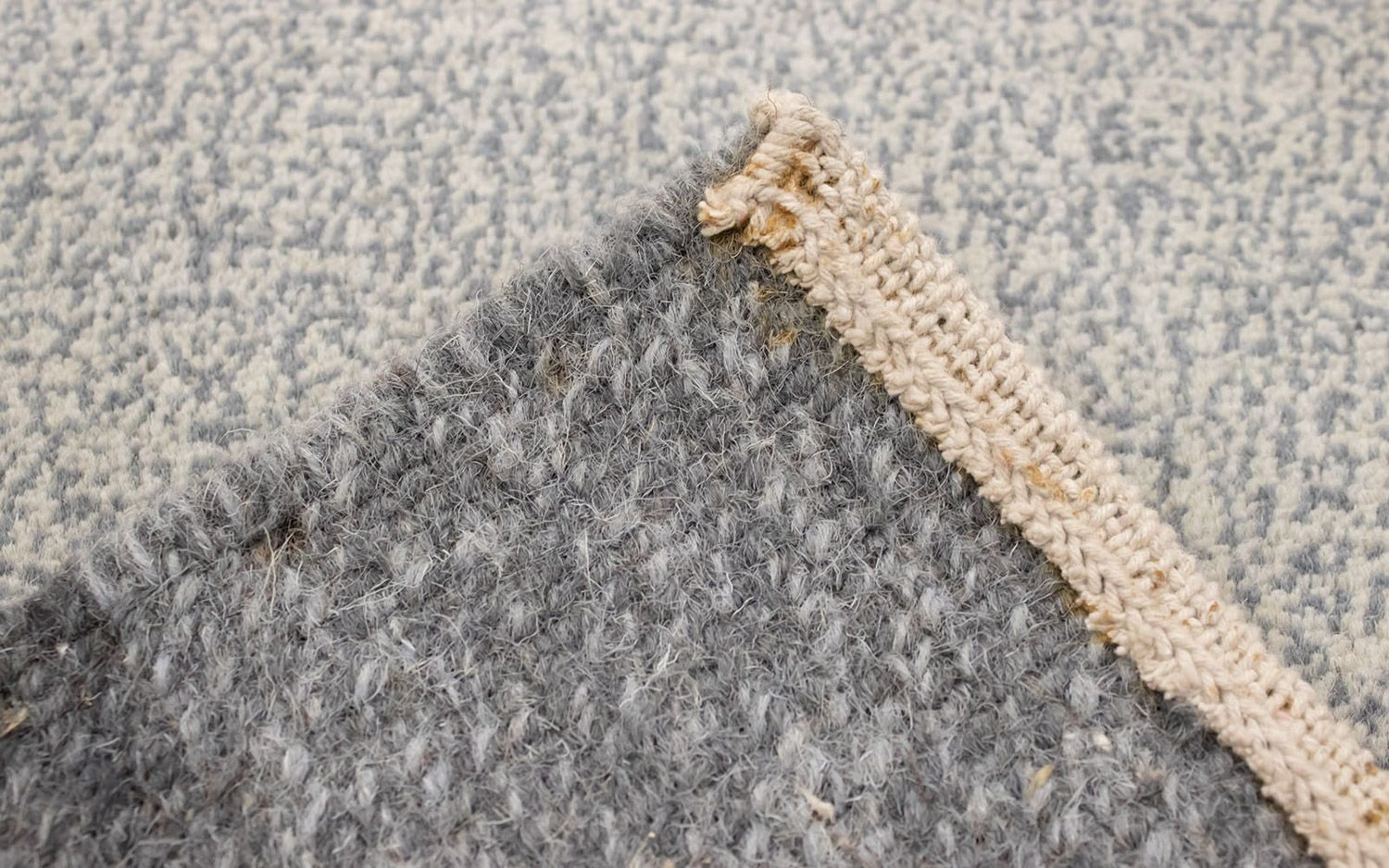Tapis Népalais - 140 x 70 cm - gris