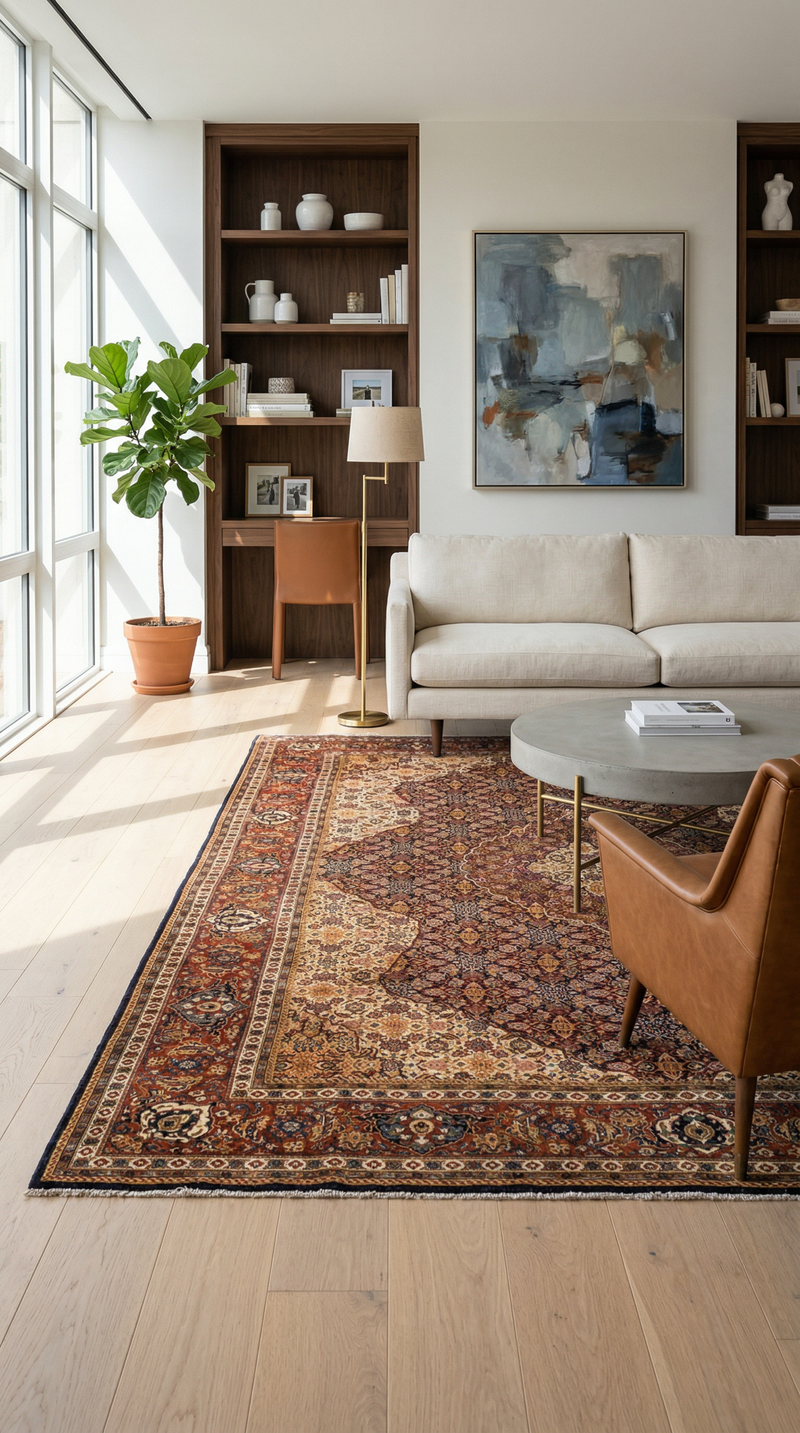 Tapis de Sarough Tapis 337x210cm - Tapis persan