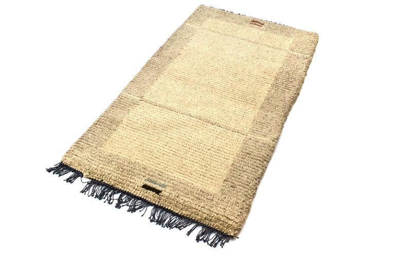 Tapis Népalais - 140 x 70 cm - beige