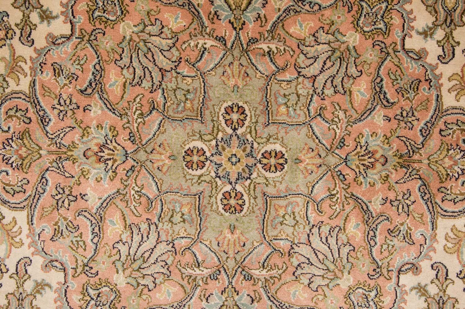 Tapis en soie - Soie du Cachemire - 335 x 243 cm - beige