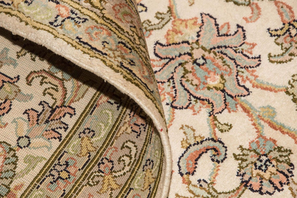 Tapis en soie - Soie du Cachemire - 335 x 243 cm - beige