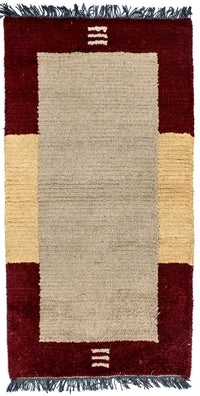 Tapis Népalais - 140 x 70 cm - beige