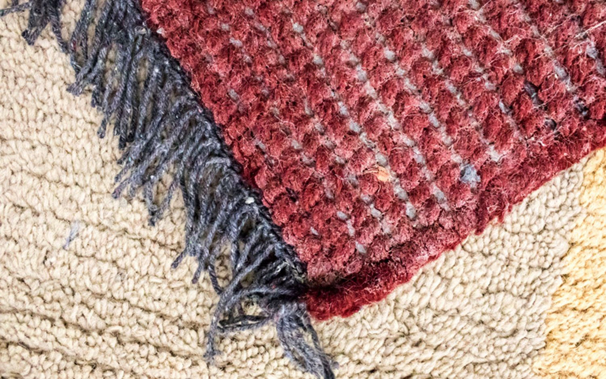 Tapis Népalais - 140 x 70 cm - beige