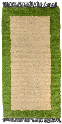 Tapis Népalais - 140 x 70 cm - beige