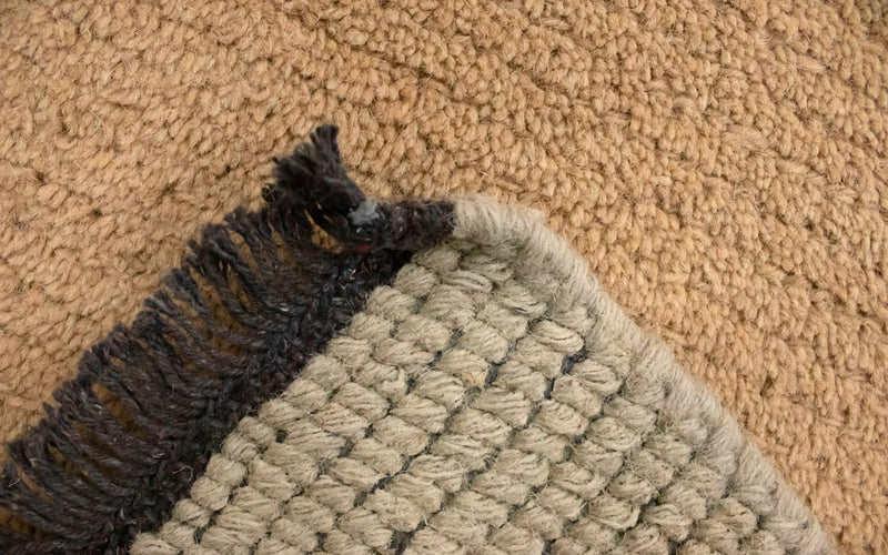 Tapis Népalais - 140 x 70 cm - marron clair